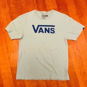 Mint Vans tee boys size XL